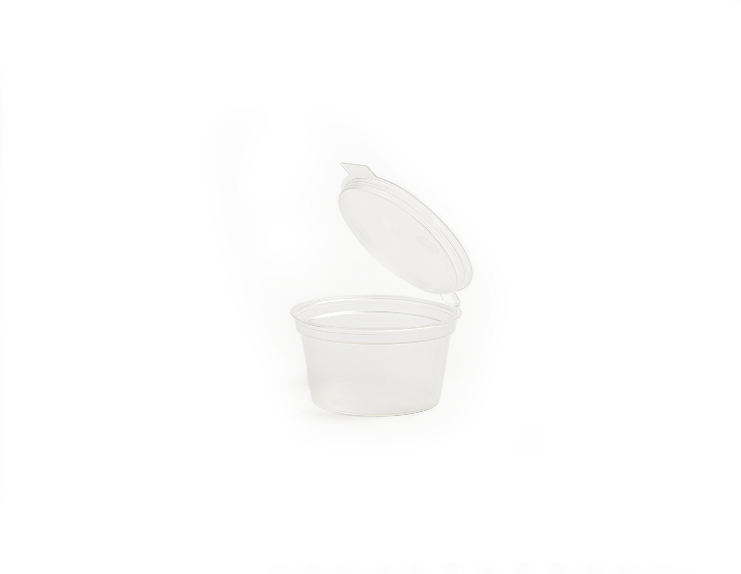 QC Hinged Sauce Cup with Lid 1oz