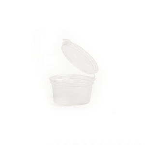 QC Hinged Sauce Cup with Lid 2oz