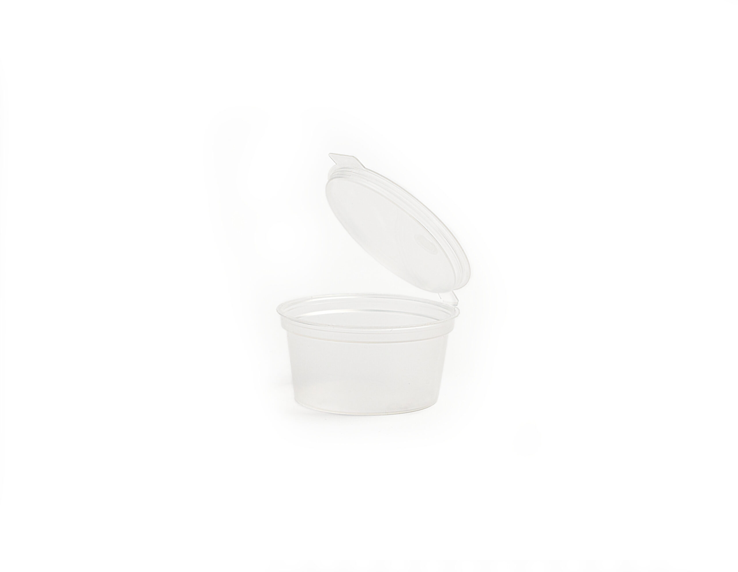 QC Hinged Sauce Cup with Lid 2oz