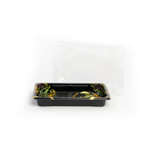 Sushi Tray #3 BLACK - With/Without Print